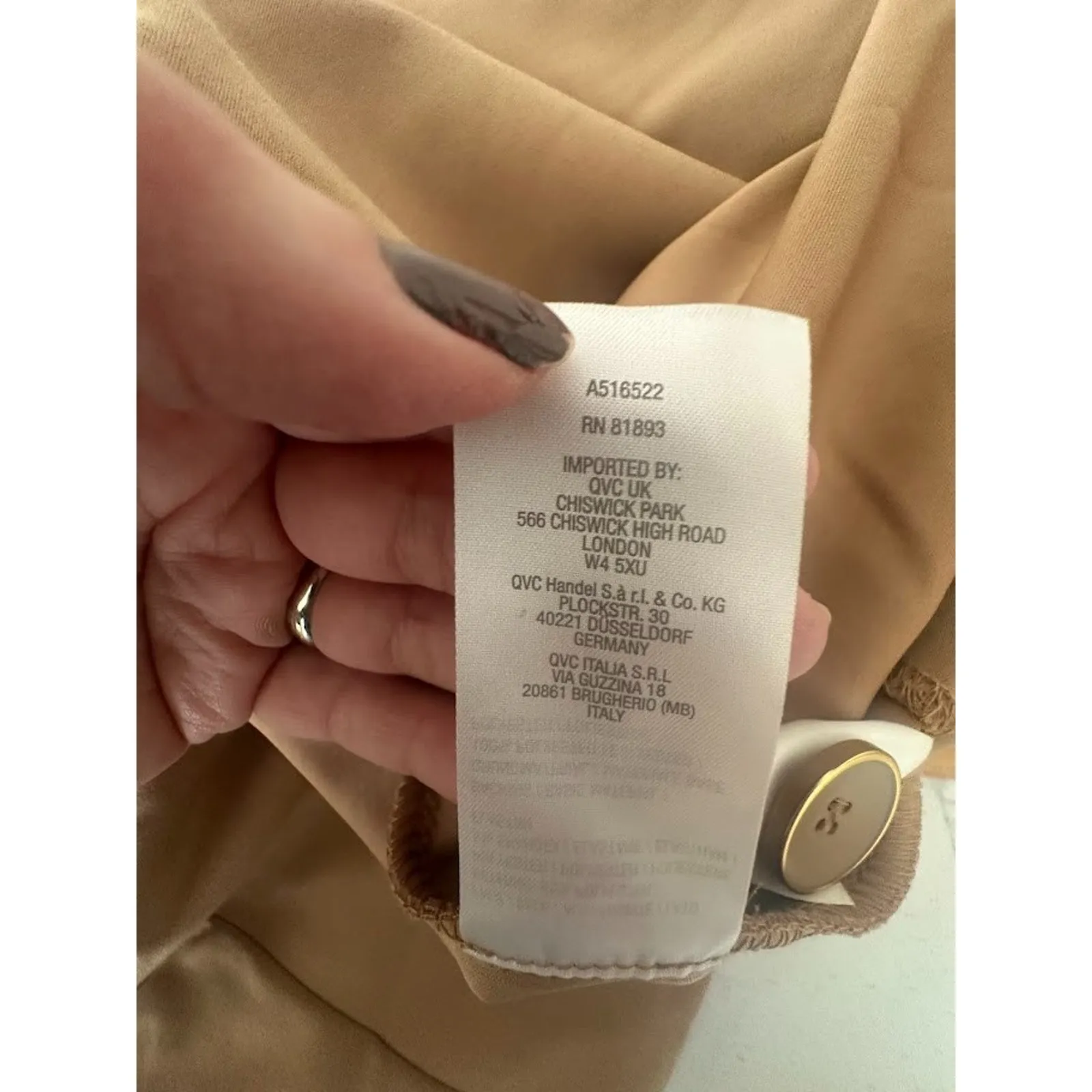 Susan Graver Fushion Blazer Tan Brown Size 3X Liquid Knit Career Office Stretch - Image 9