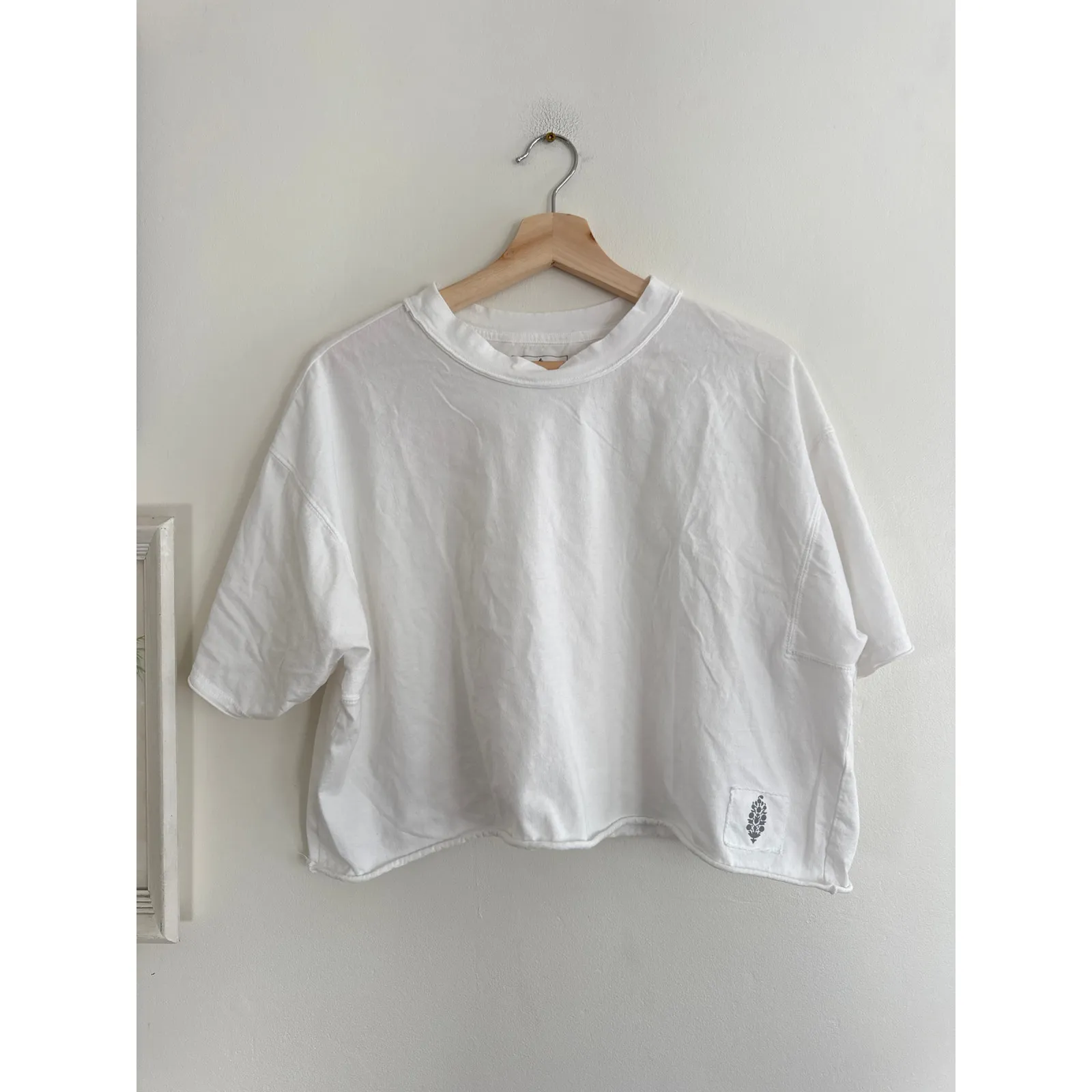 FREE PEOPLE MOVEMENT Inspire White Tee Size Small - Image 4
