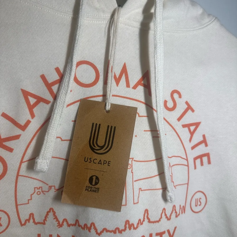 Oklahoma State University Women's Cream Hoodie - Image 3