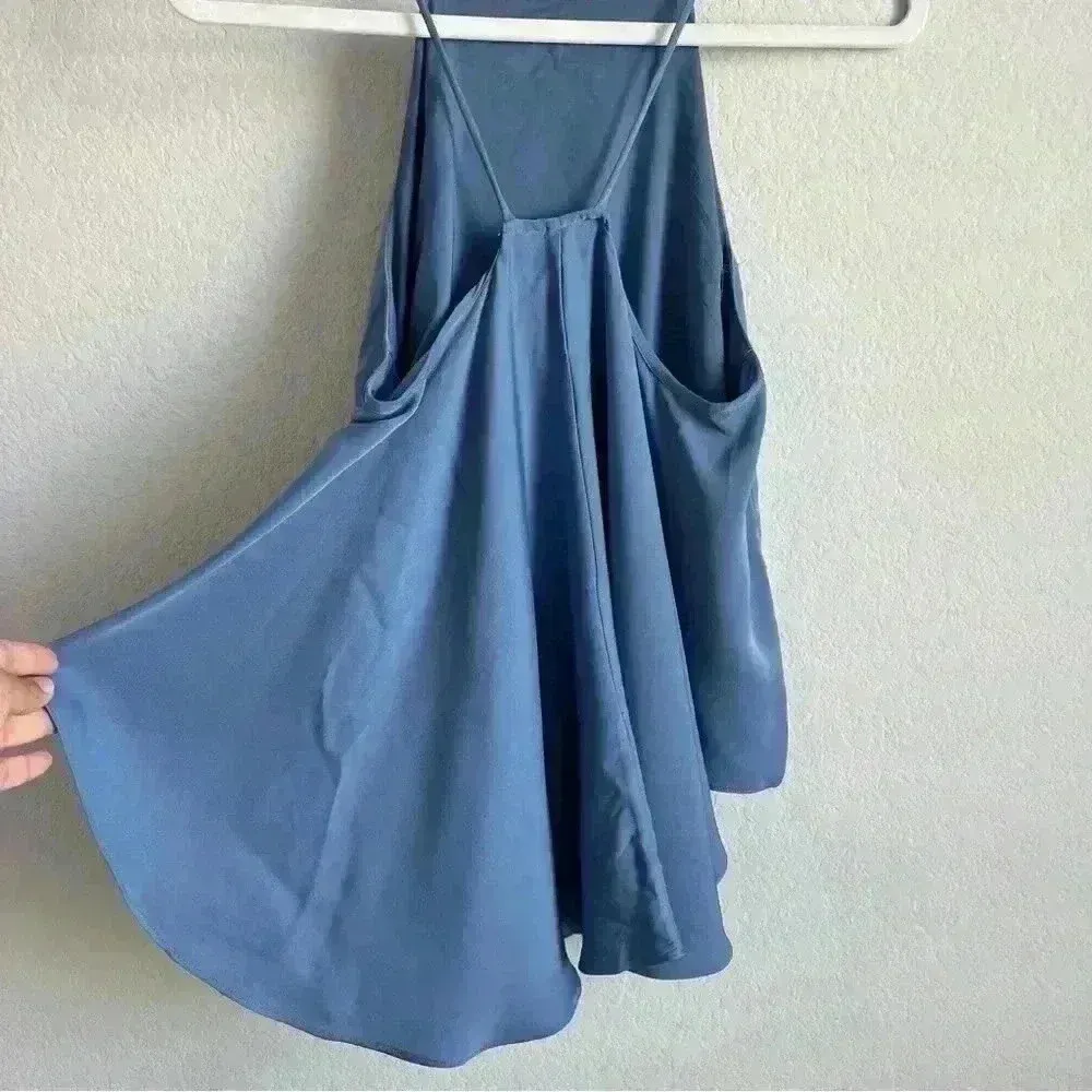 Milly Silk Spaghetti Strap Tank Top Size‎ S - Image 4