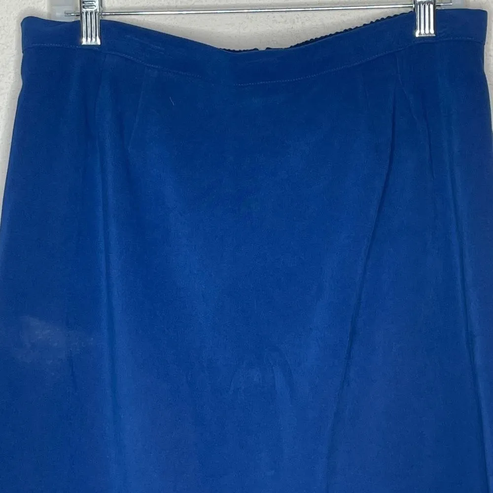 Vintage K Studio‎ Skirt Set Blue Size 16 - Image 9
