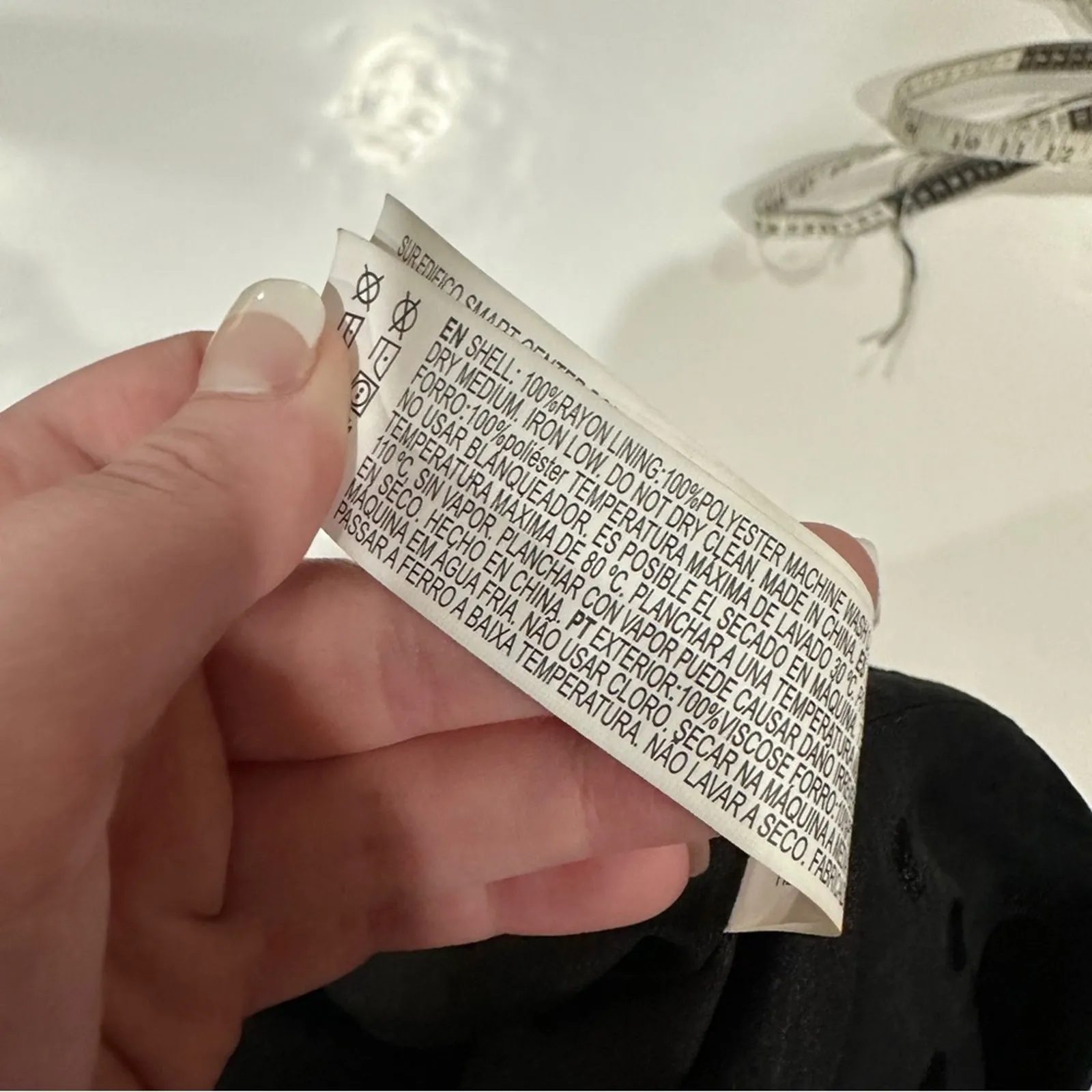 Forever 21 Black Polka Dot Print Ruched Ruffle Hem Mini Skirt‎ Size XS - Image 7