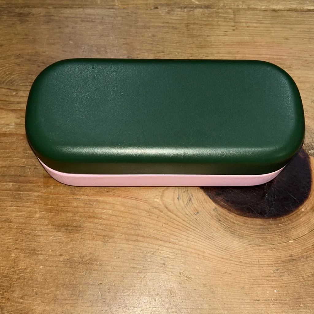 Kate Spade Blush Pink and Green Eyewear Case - Image 6