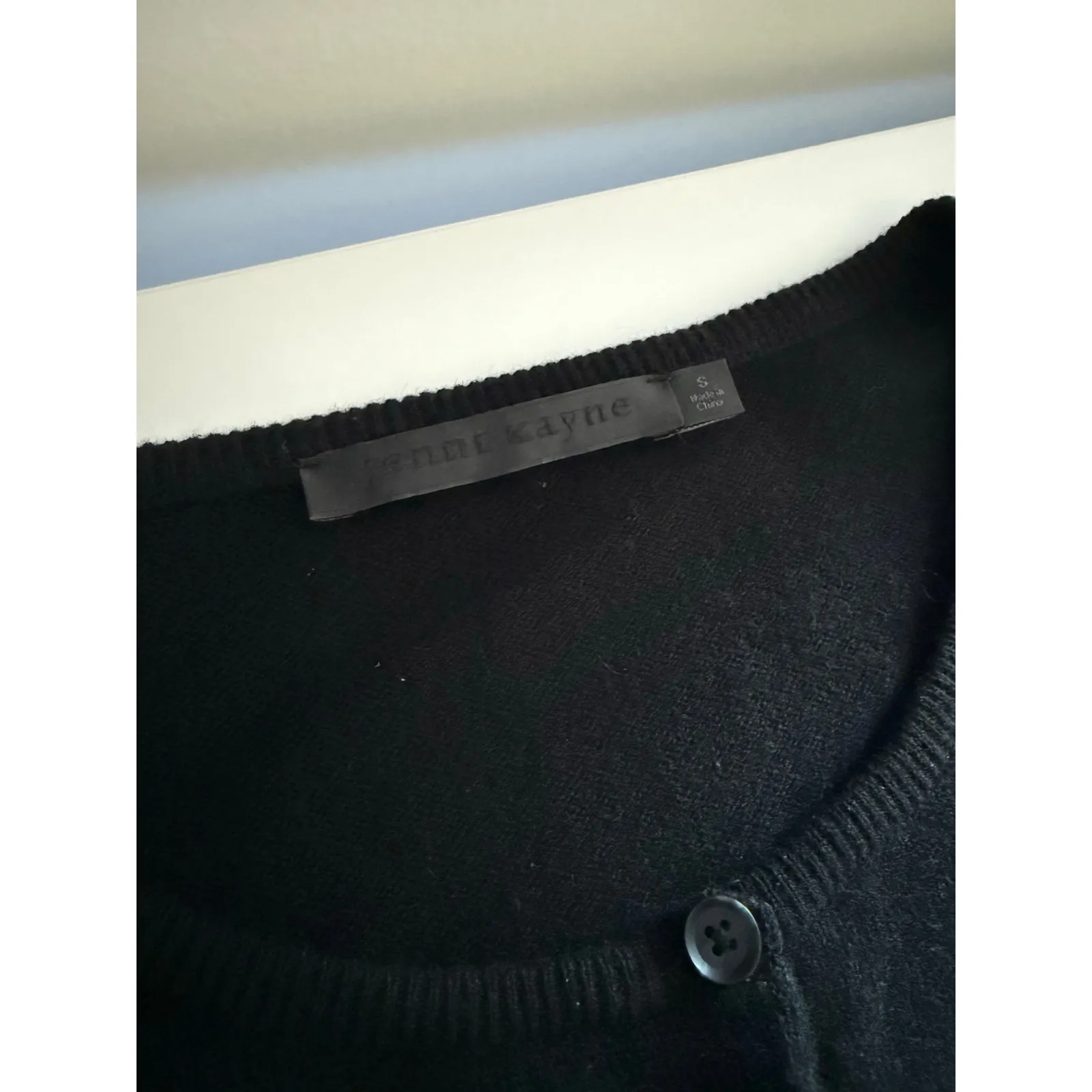 $325 New Jenni Kayne Cashmere Finley Cardigan - Black - Small - Image 4