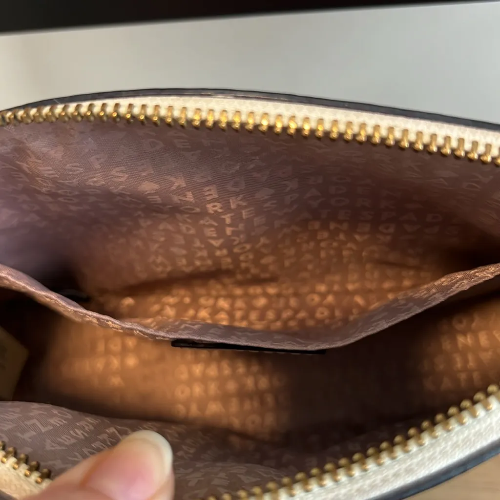 Kate Spade  Adjustable Strap Stripe Crossbody/ Purse - Image 8