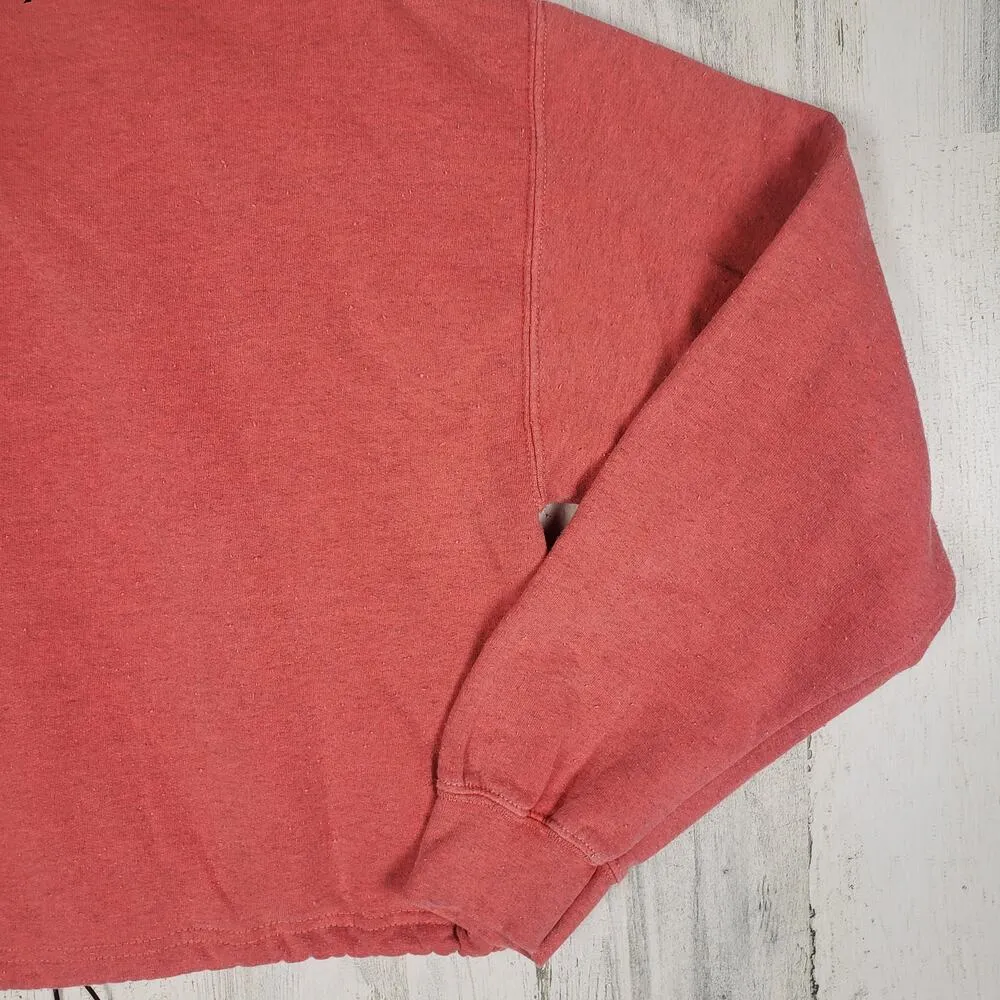 NWT BDG Urban Outfitters Light Red Crew Neck Cropped Sweatshirt Women's Small - Image 9