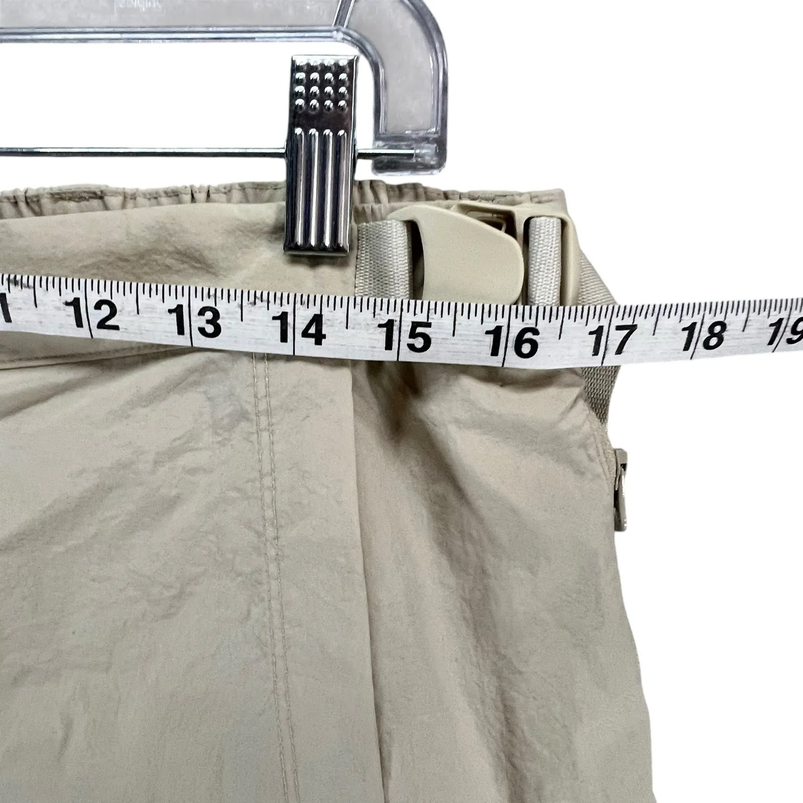 Outdoor Voices Skort Womens XL Beige Nylon Wrap Skirt Pockets Casual Gorpcore - Image 9