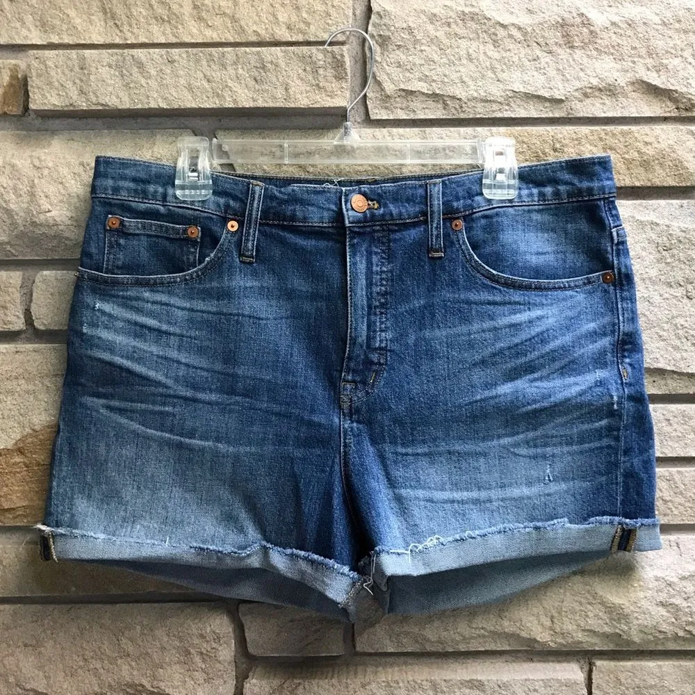 Madewell high-Rise Denim Shorts in Glenoaks Wash: Cutoff Edition 32 - Image 3