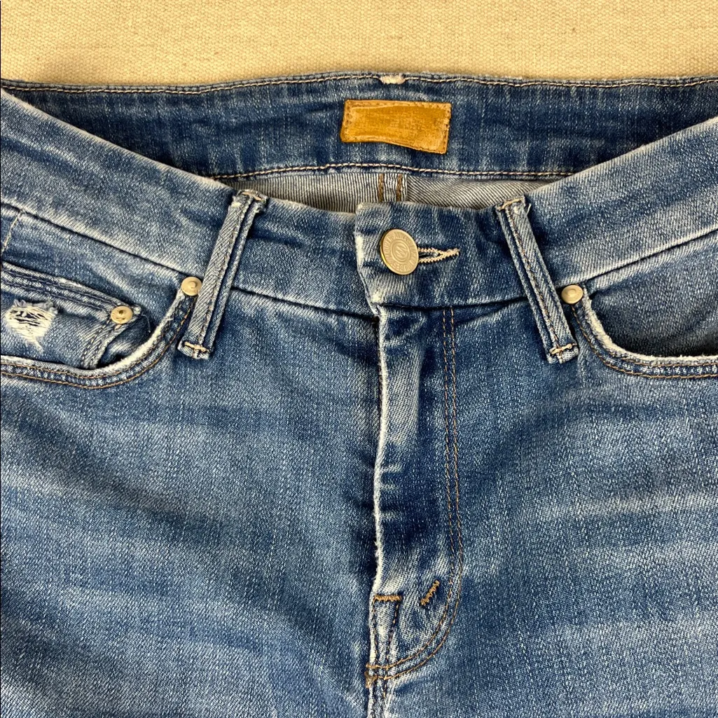 MOTHER the Looker Ankle in Tequila Mockingbird
Size: 25 Blue - Image 2