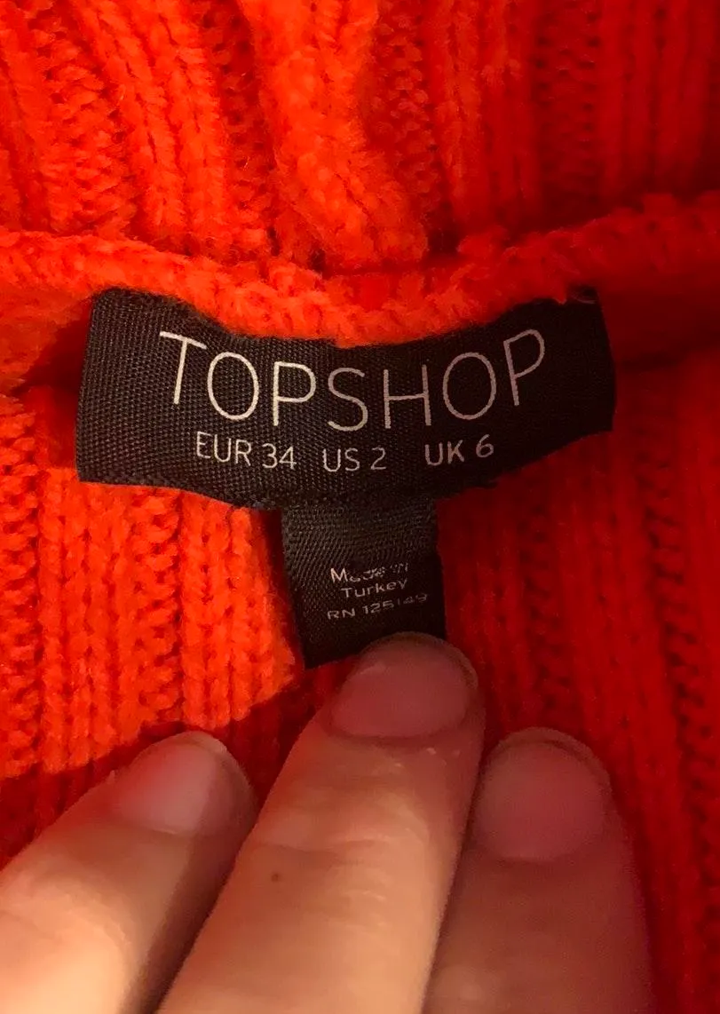 Topshop Ribbed Knit Turtleneck - Image 4