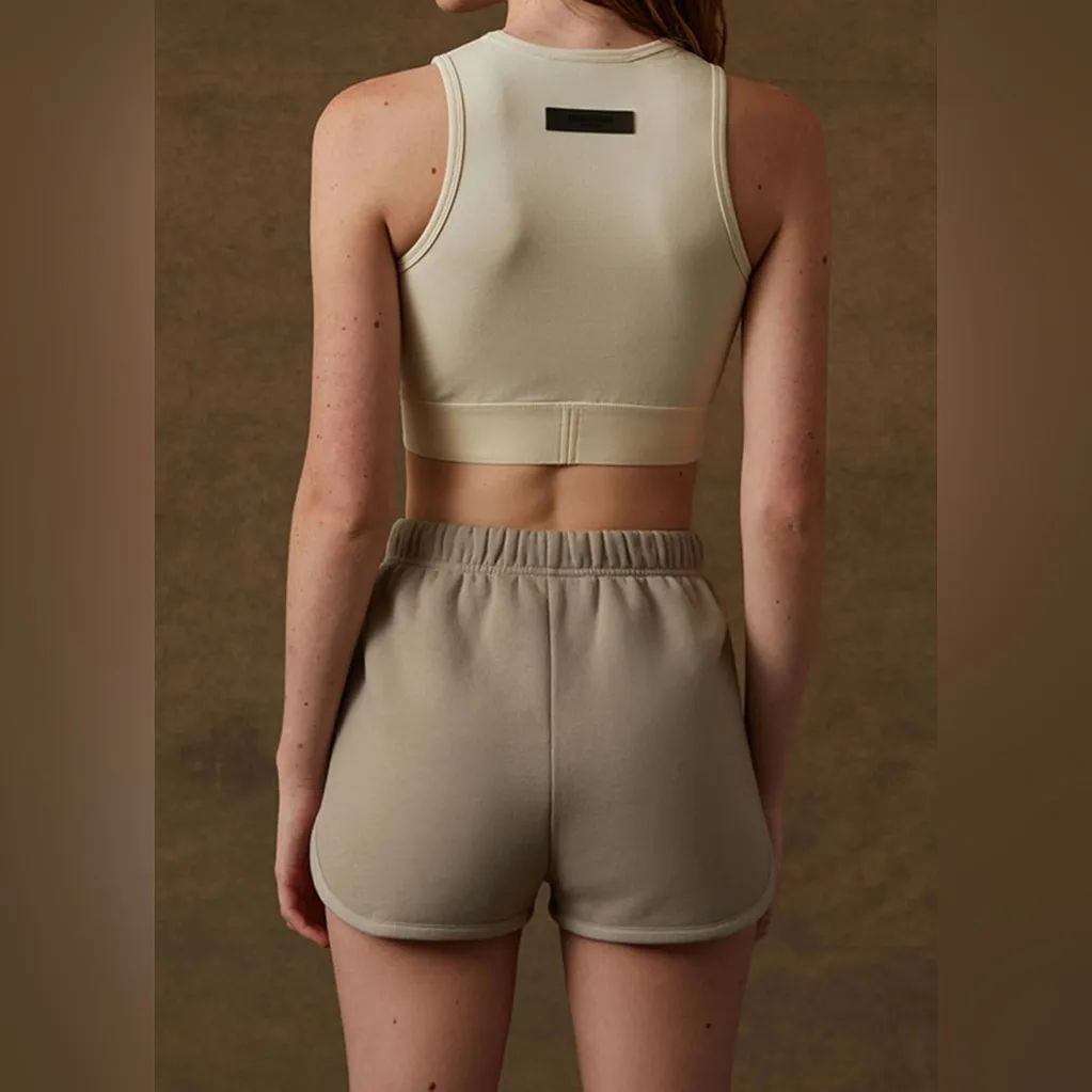 Fear of God Essentials NEW Sweat shorts Smoke Size XXL womens - Image 4