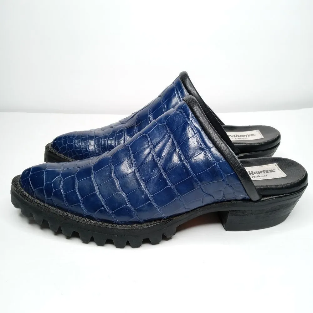 Bounty Hunter Mancos Colorado Leather Clogs Blue Size undefined - Image 4