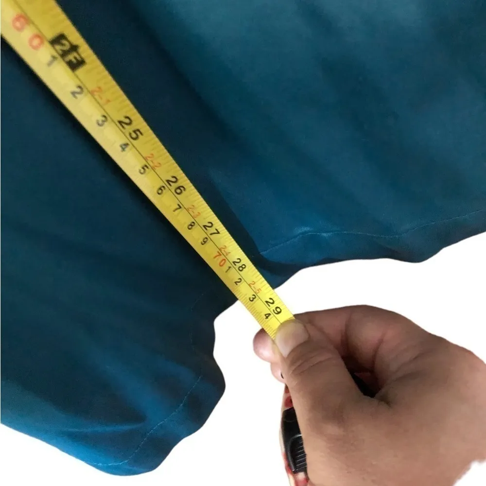 Vintage Mid Century Towncraft Jcpenney Aqua soft sleek classic pajama shirt Green Size L - Image 7