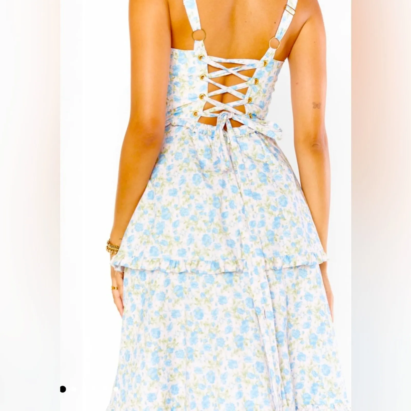 NWT Show me your mumu lady corset dress charming rose small floral gorgeous - Image 4