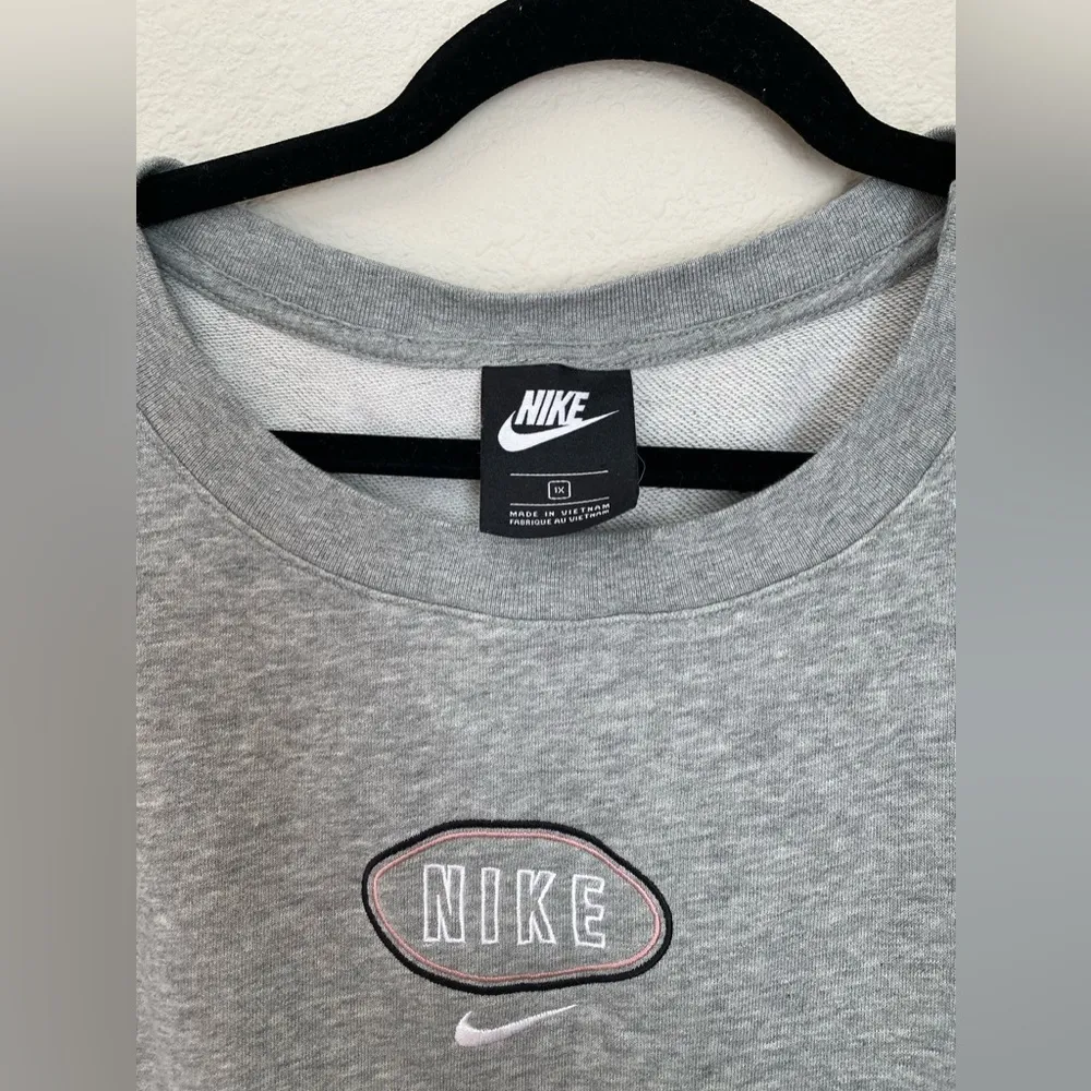 NIKE Gray Sleeveless One Piece Romper, Size 1X - Image 3