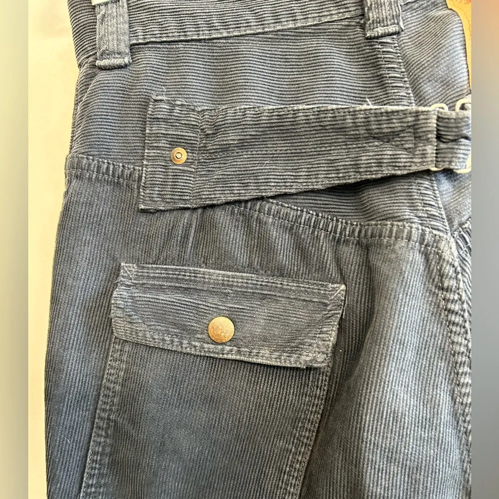 Kapital Blue Handed Corduroy Bush Pant. The color is a dark blue - Image 8