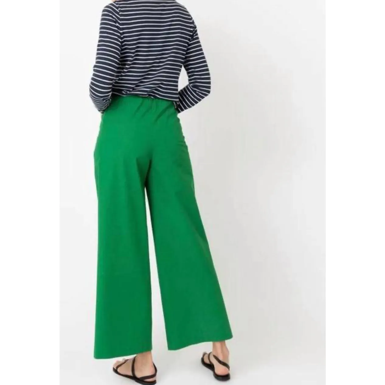 Ann Mashburn NWOT  Fallon Pull-on Pant in Kelly Green Size Small - Image 2