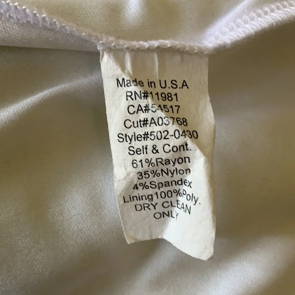 Bailey 44 color block dress small S white blue Sleeveless RARE HTF GORGEOUS - Image 7