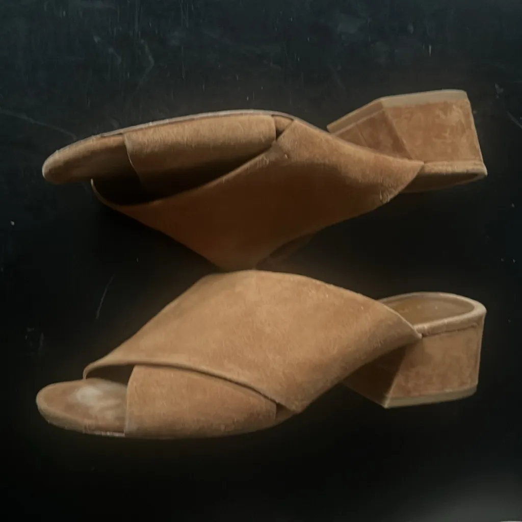 Vince Women's dark tab Suede Mules - Image 10