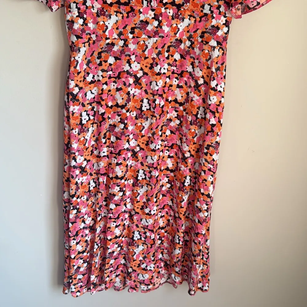 NEW nobody's child alexa midi dress theresa floral Pink Size 12 - Image 8