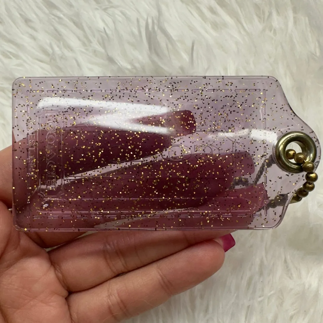 3" COACH Poppy Fob Bag Charm Hang tag Hangtag - Image 2