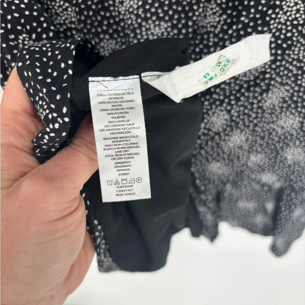 Loft Dotted A-Line Career Dress - Image 7