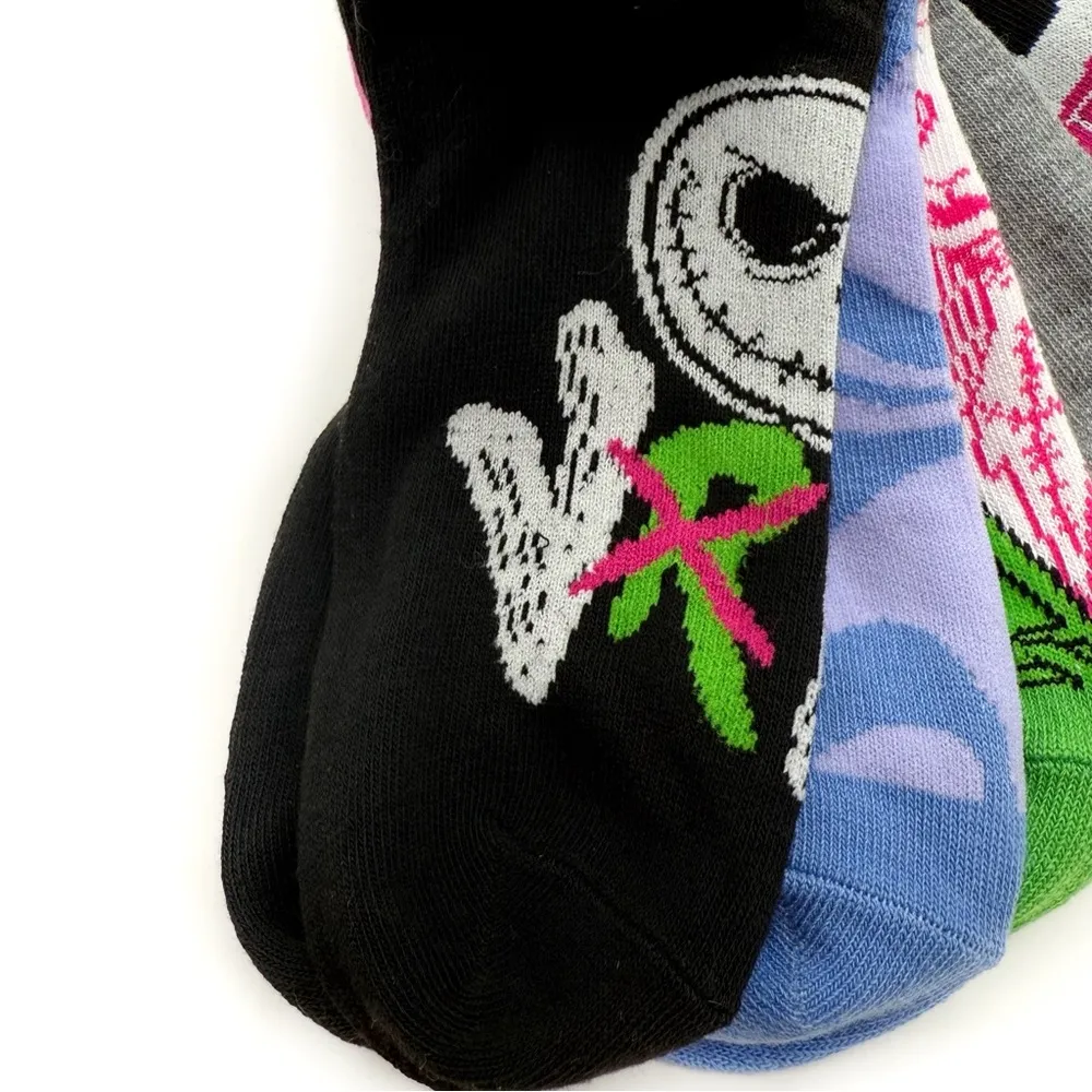 Disney The Nightmare Before Christmas Womens No Show Socks Halloween Jack Sally - Image 4