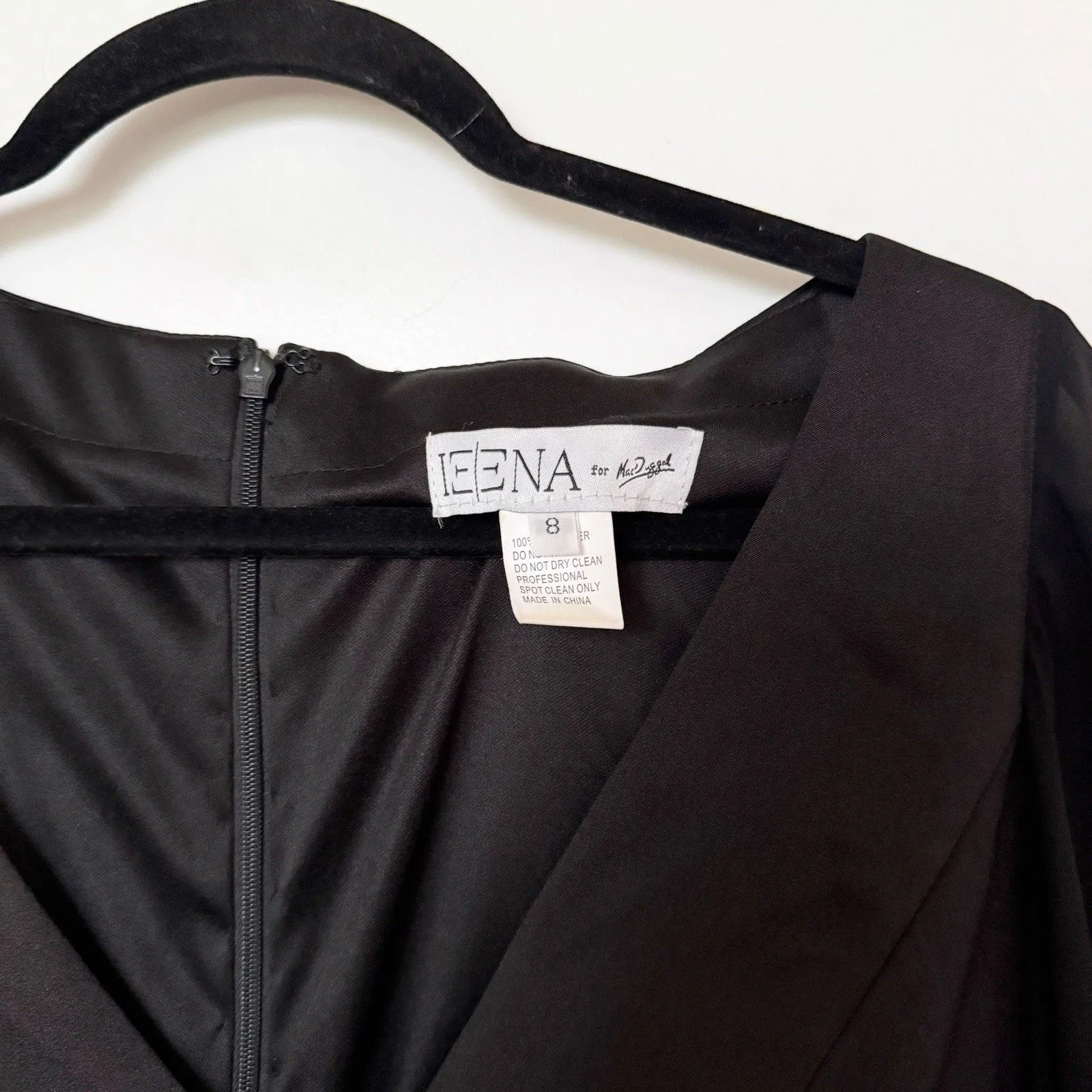 Mac Duggal Whimsigoth Cape Midi Dress Sz 8 Witchy Morticia Addams Alt Goth Glam - Image 4