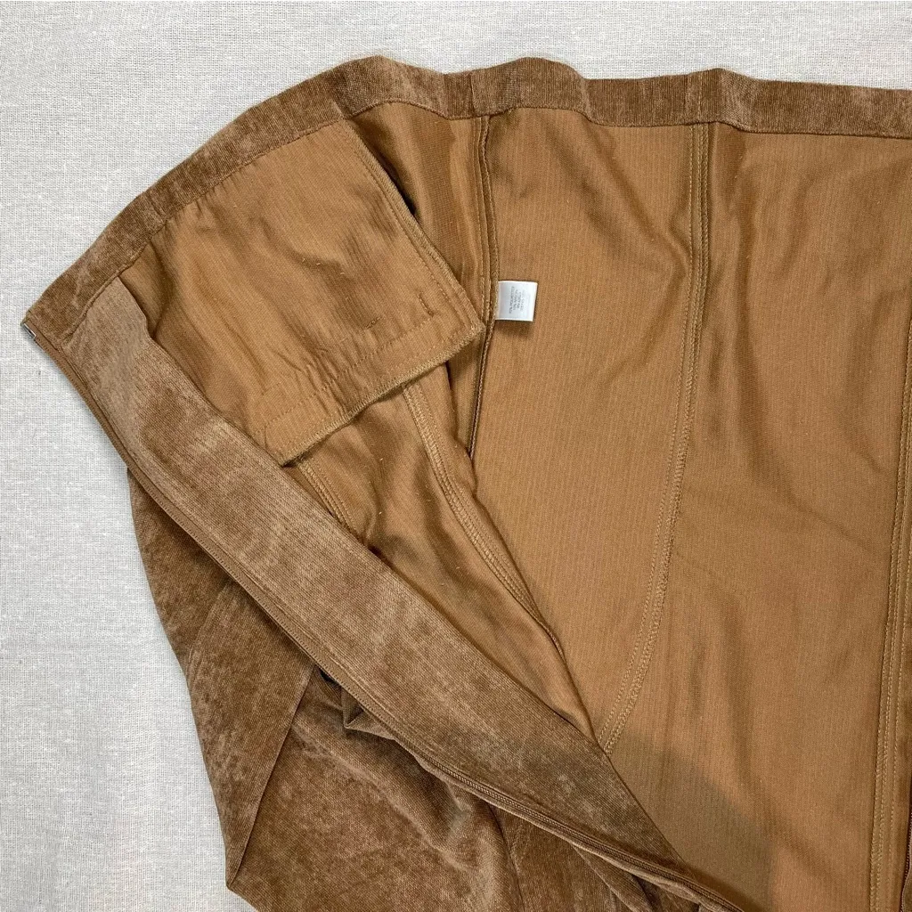 Christopher & Banks | Petite Tan Lightweight Zip-Up Jacket | PXL - Image 8