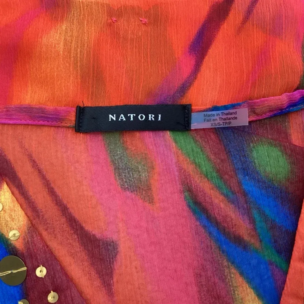 Natori Bengal Multi Swim Coverup Size XS/S - Image 8