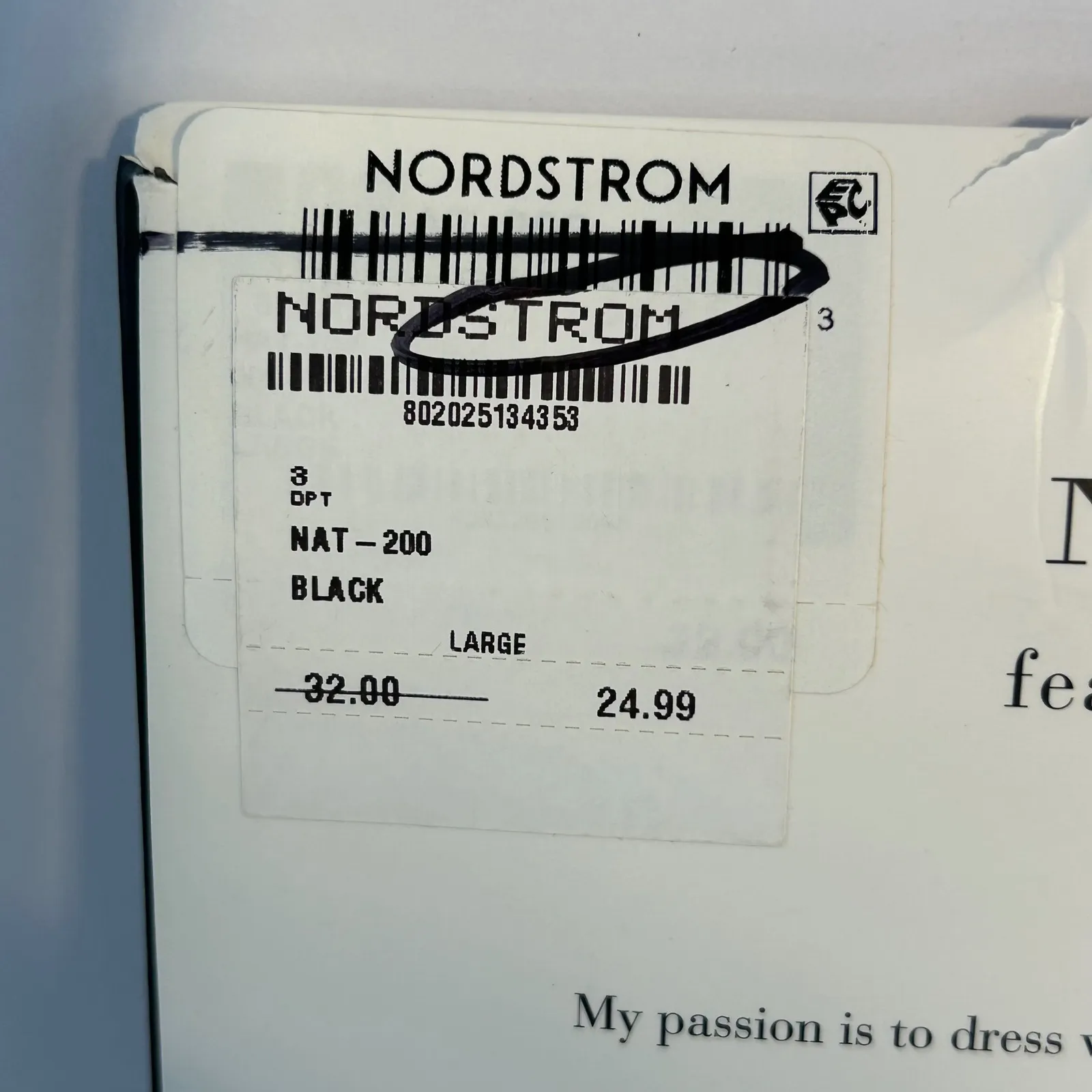 Natori Feather Lace Net Tights Black Size Large L - Image 8