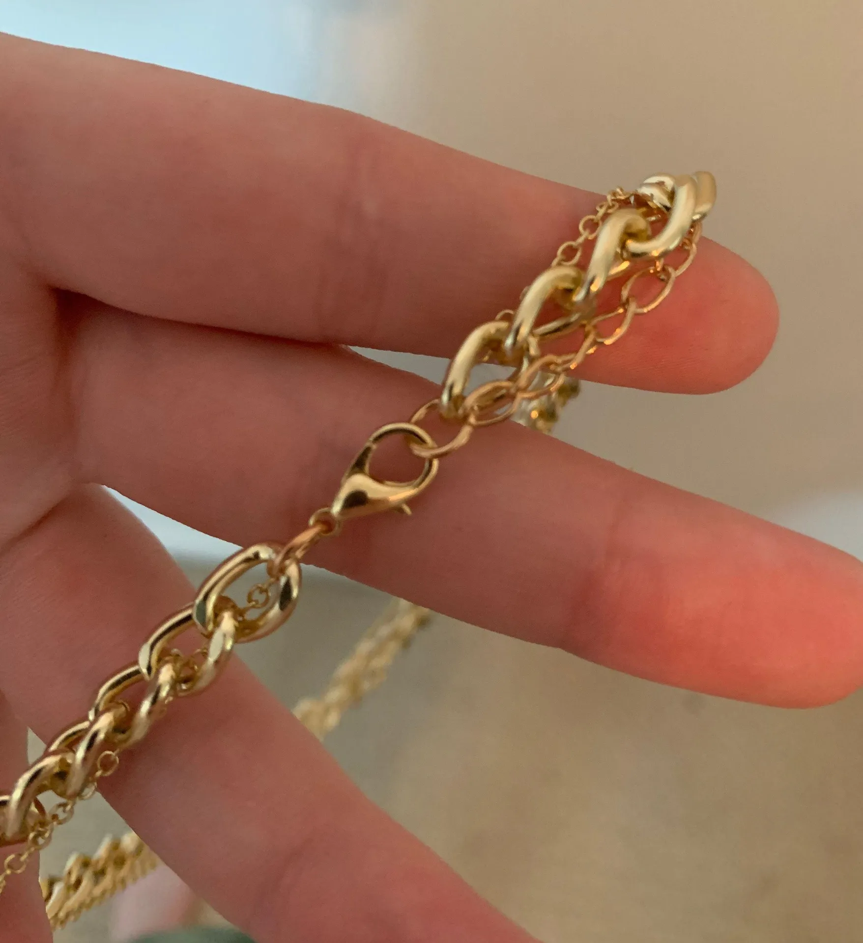 Amazon Gold Layer Necklace  - Image 3