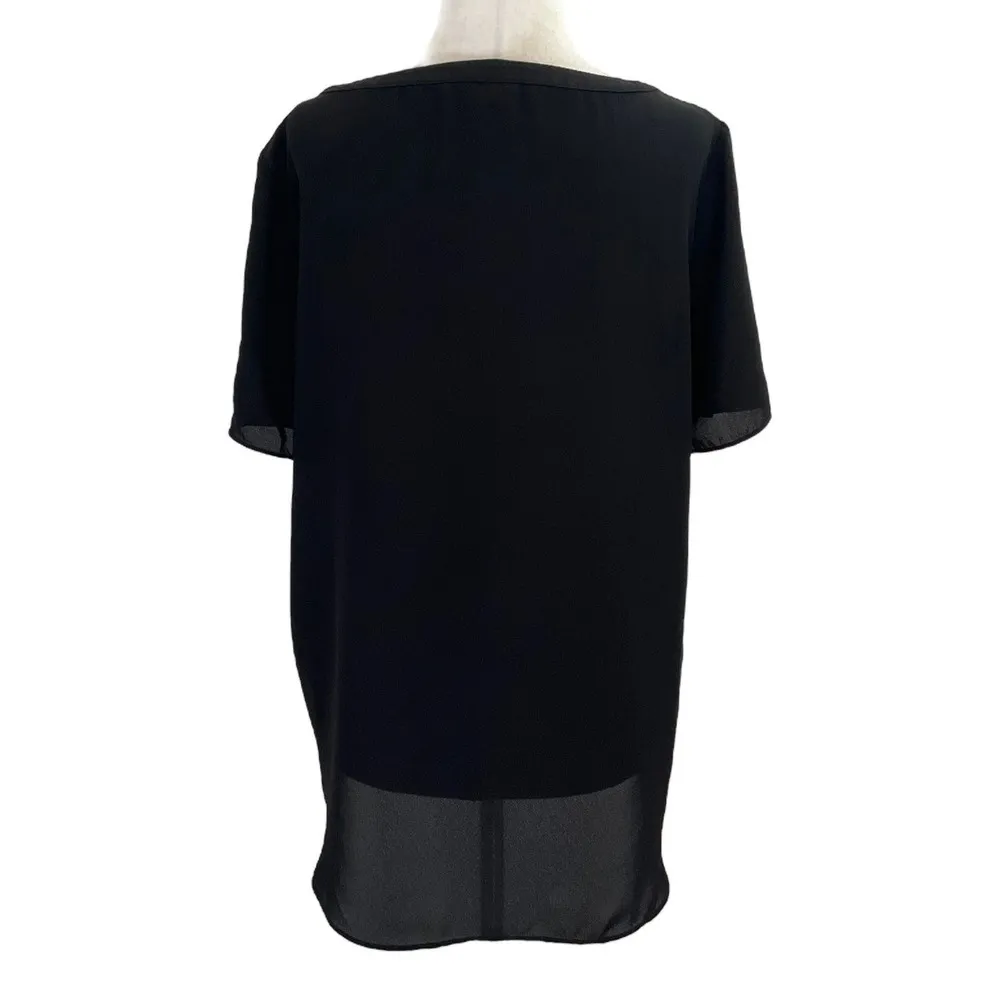 Banana Republic Black Short Sleeve Top Women Size Small | 47-15 - Image 2