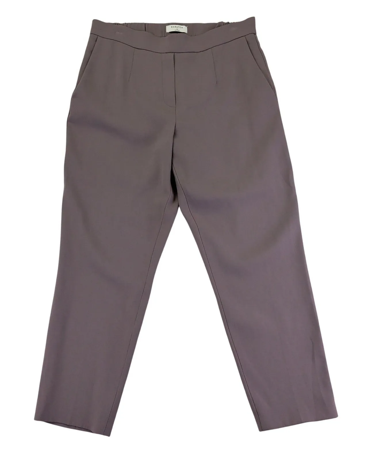 Aritzia Babaton Womens Size 10 Brown Beige Elastic Waist Pull On Trouser Pants - Image 1