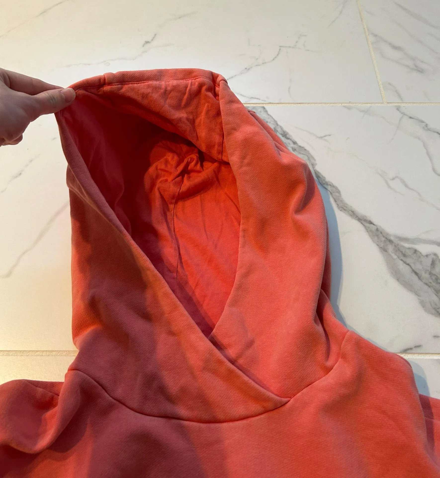 Cropped Orange/Pink Hoodie - Image 5