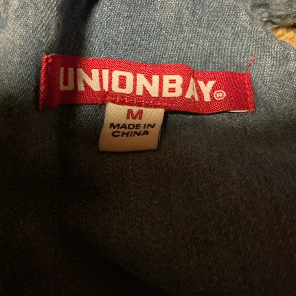 Unionbay denim overall shorts - Image 2