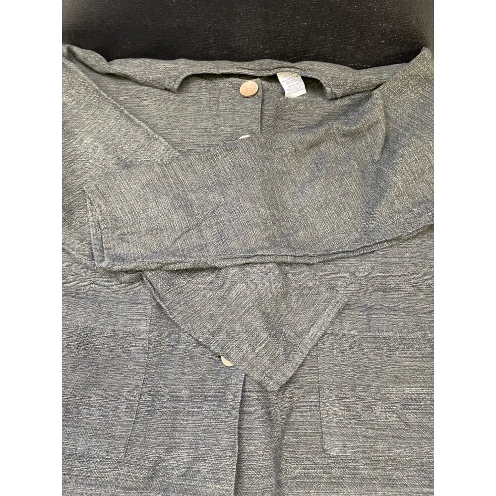 White Stag Womens Dark Green Button up Loose Fit Shirt Size XL SKU 6541 - Image 6