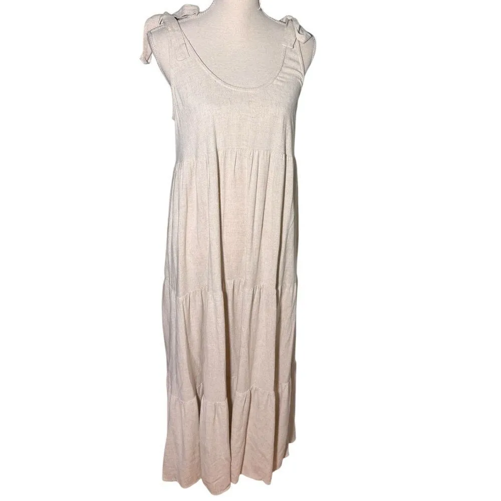 Rachel Pally Linen Adelaide Dress in natural - Image 4