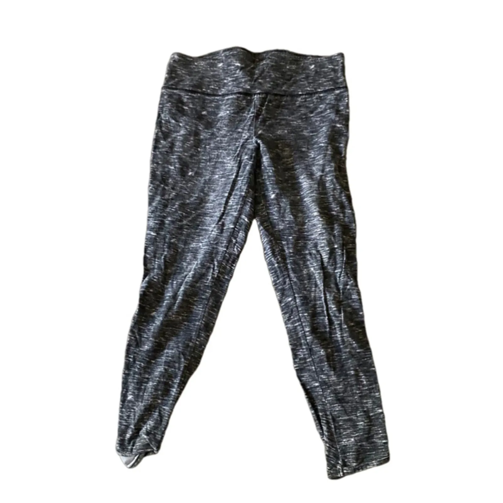 Athleisure Minimalist Gray Marled Leggings Mossimo M Size undefined - Image 2