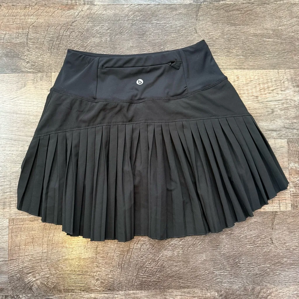 Baleaf Women’s High Waisted Black Pleated Running Skirt Tennis Skort Size XS - Image 8