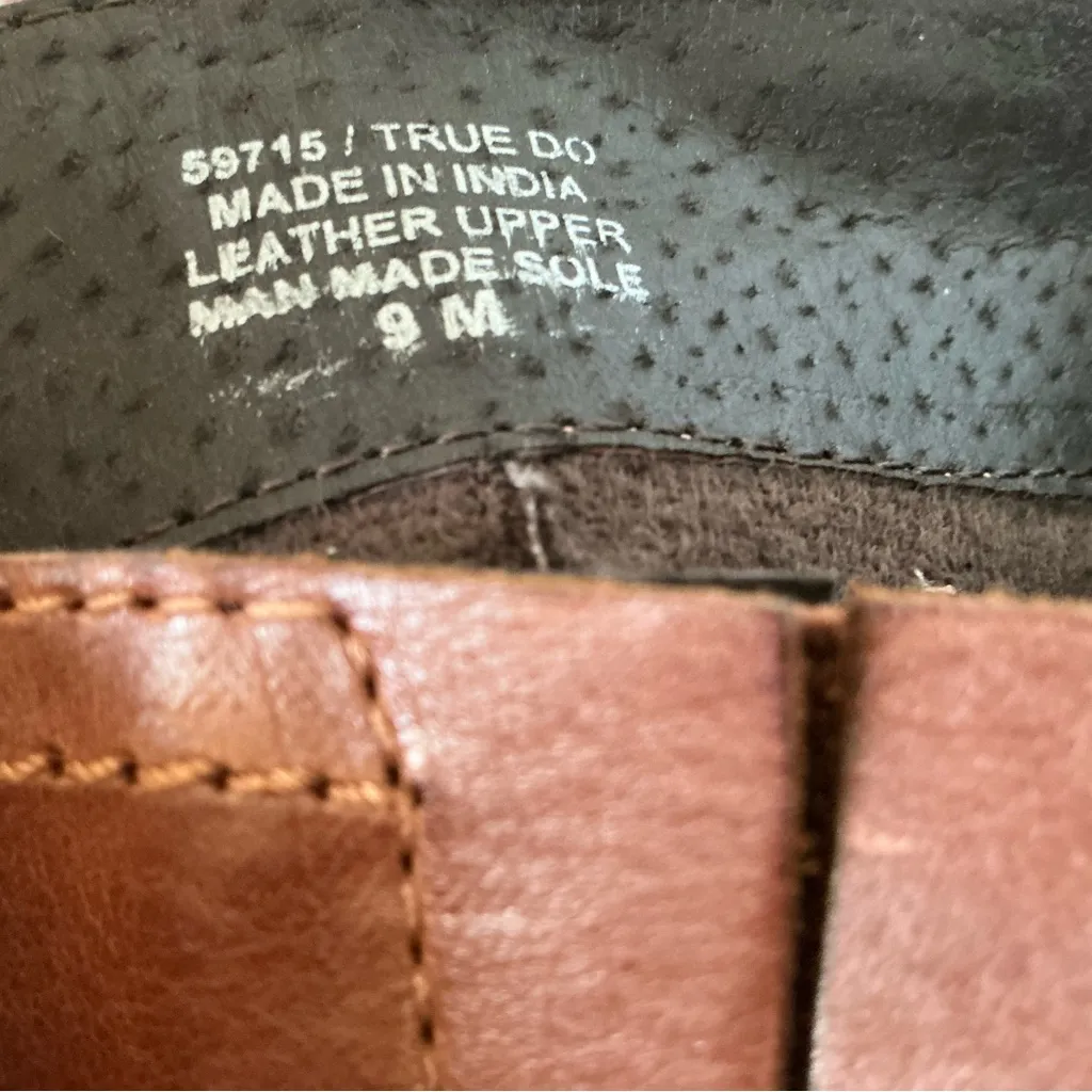 Diba true true do knee high boot in cognac distressed Leathe block heel size 9 - Image 9