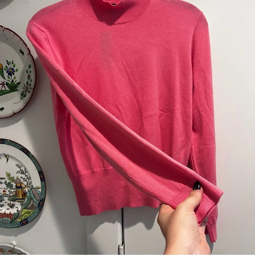 NEW J Crew Pink Lightweight Sweater - Image 3