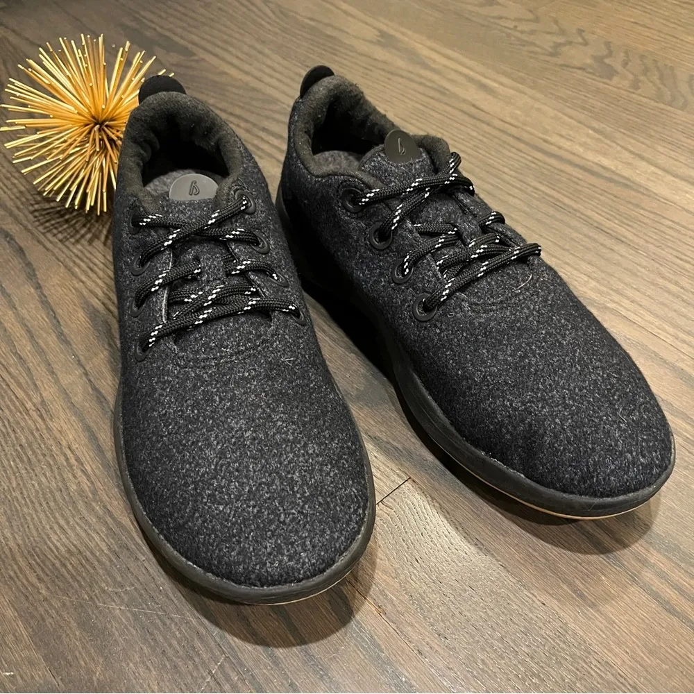 Allbirds Womens Wool Runner Mizzles Charcoal Gray Size 10 EUC - Image 3