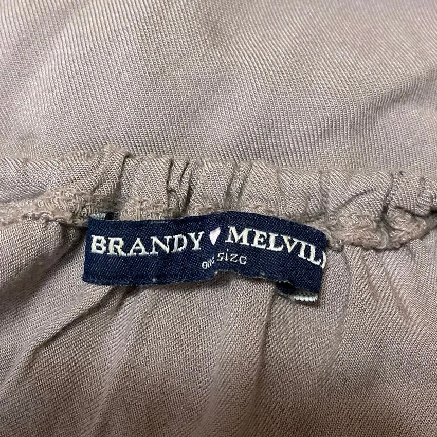 Brandy Melville Brown Tan Sleeveless Cami Camisole Smocked Waist Romper Size S - Image 3