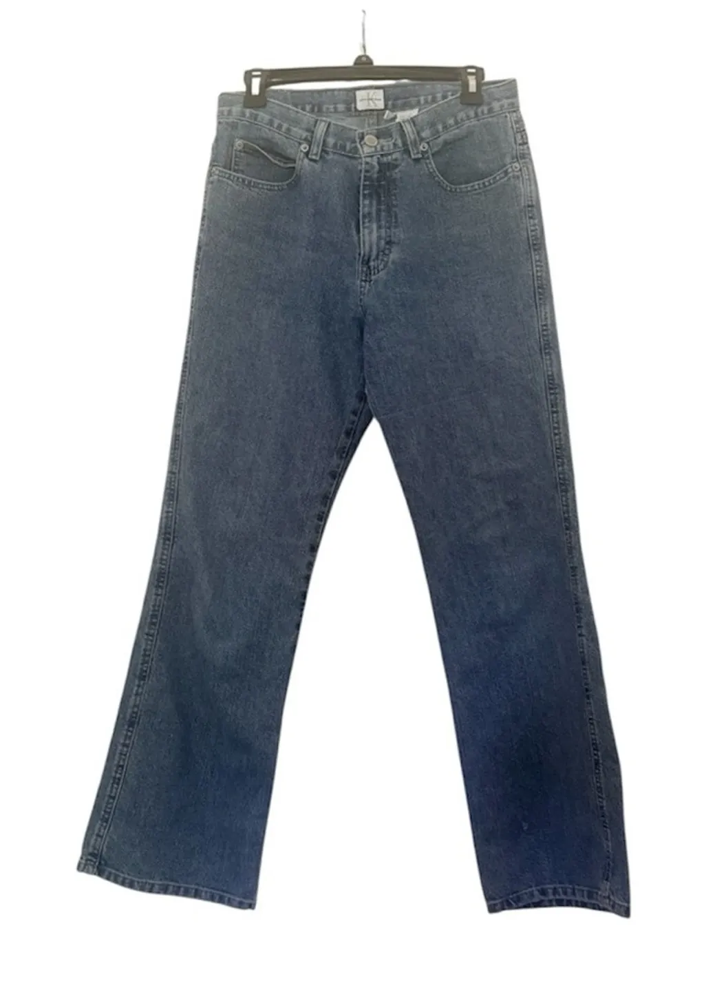 Vintage Calvin Klein Jeans Stretch Slim Bootcut Light Utility Light Wash Size 6 - Image 1