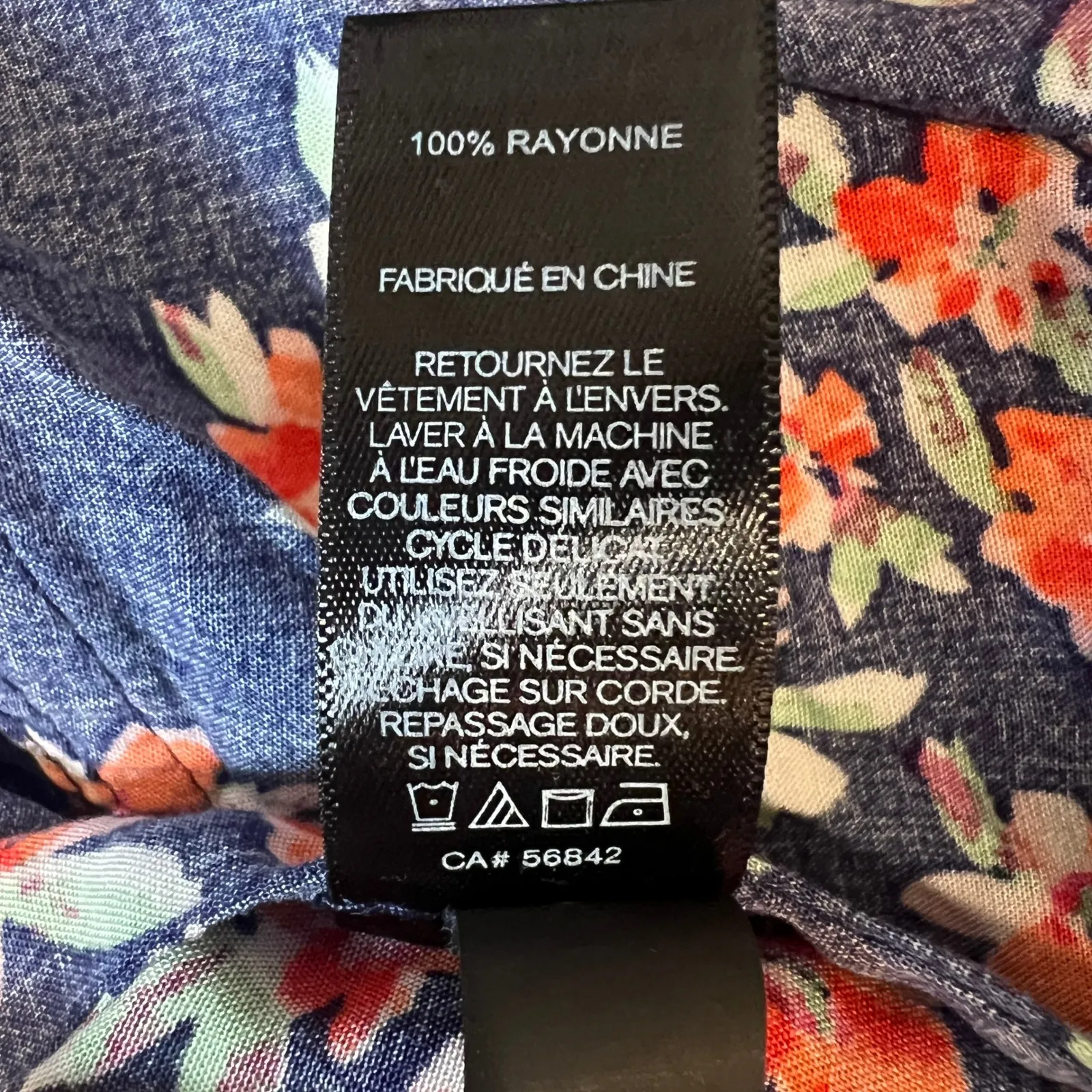 Express Women's M Navy Floral Zip Front Bomber Jacket Chic Retro Floralcore - Image 6