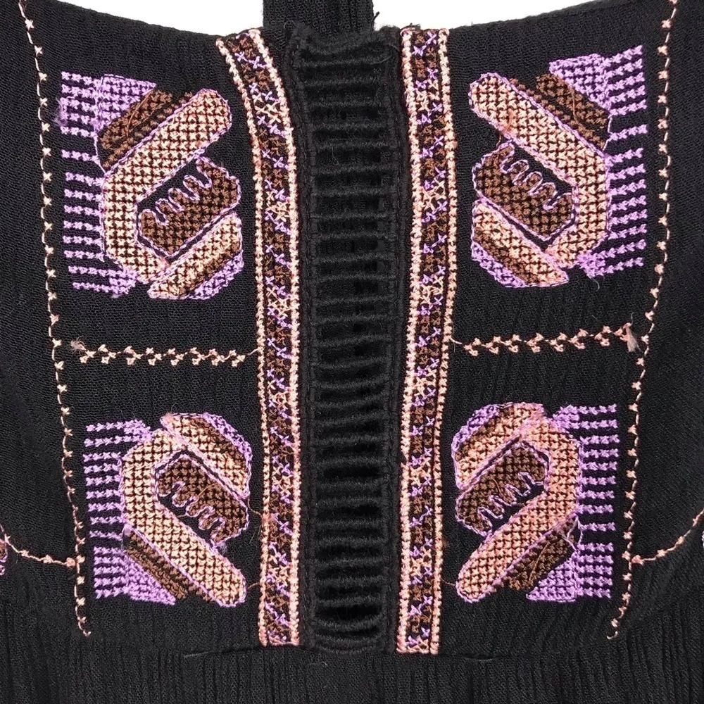 Free People Rhiannon Embroidered Babydoll Dress Women’s Size S Bohemian - Image 6