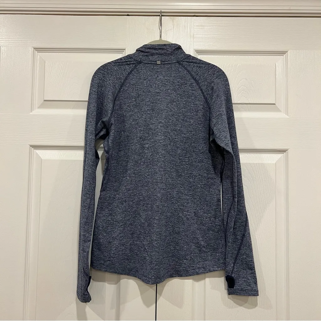 NIKE Villanova Dri-Fit Heathered Element 1/2 Zip Womens Size Medium - Image 3