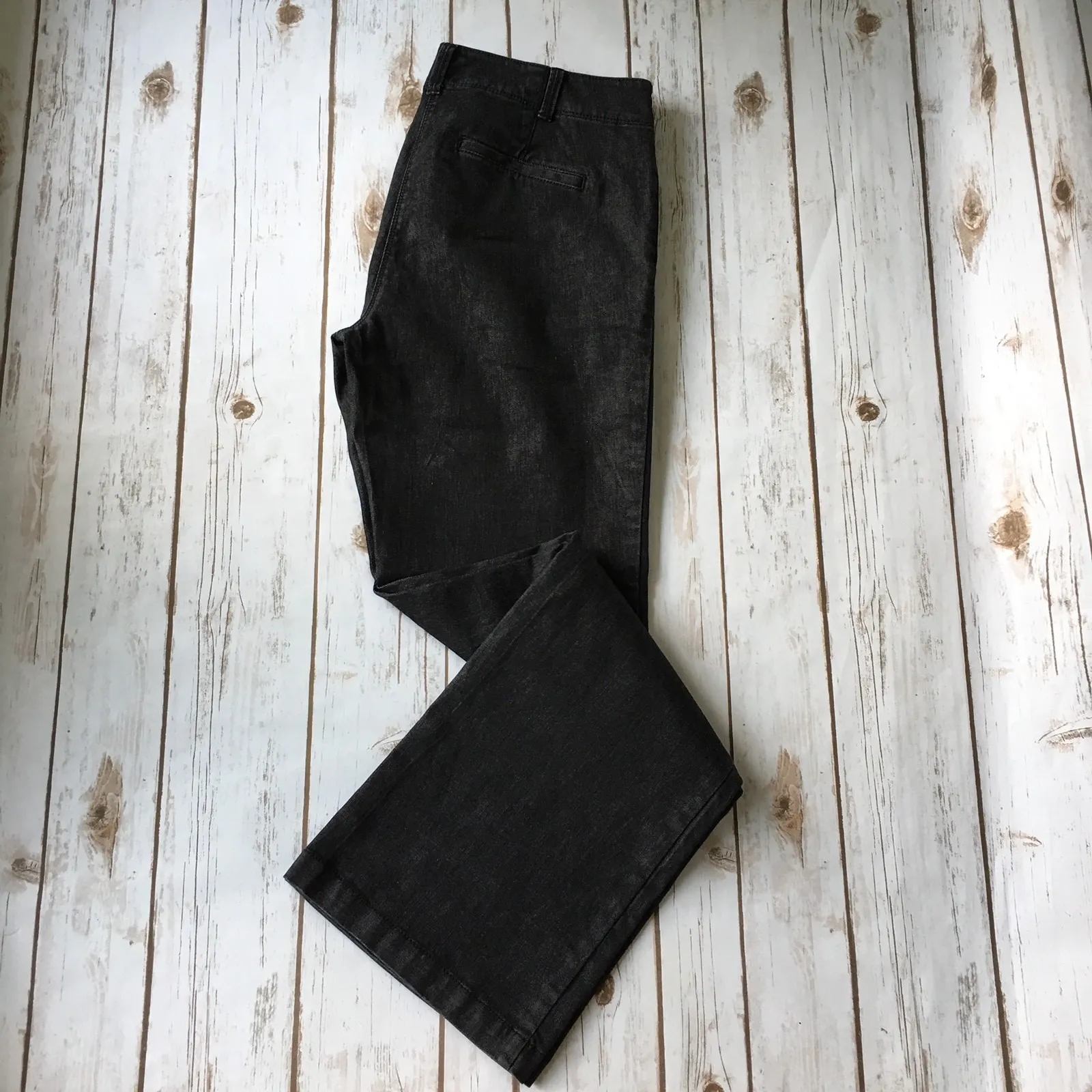 Talbots Bootcut Trouser Jeans Women 8 29 Signature Denim Black 32.5" Inseam - Image 6