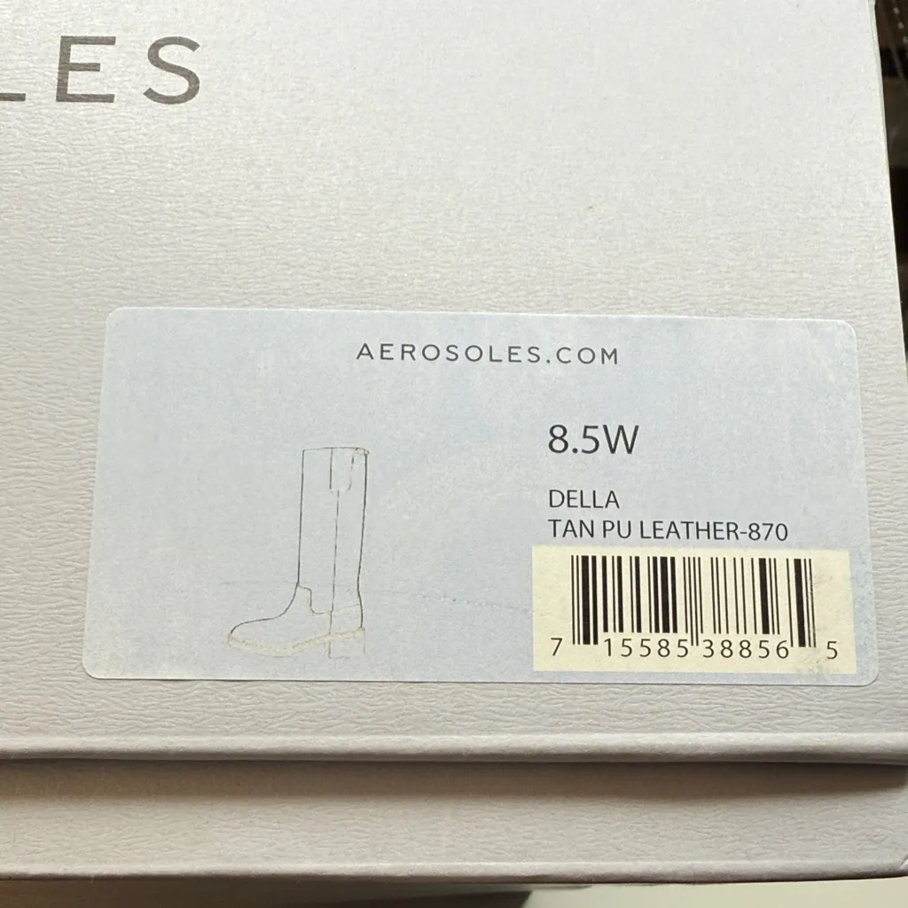 Aerosoles Women's Della Double Zip Tall Boots- Size 8.5W - Image 3